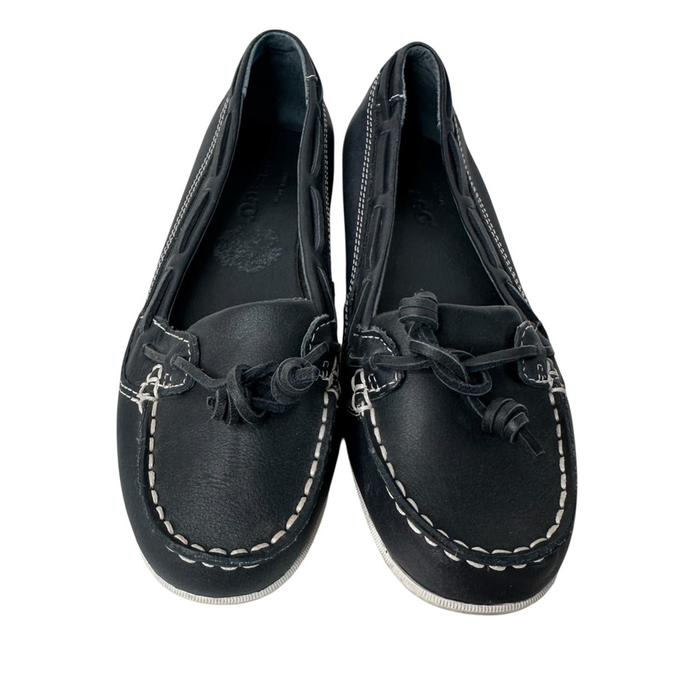 TOMS Majorca Perforated Open Toe Booties Womens 7.5 Black Suede